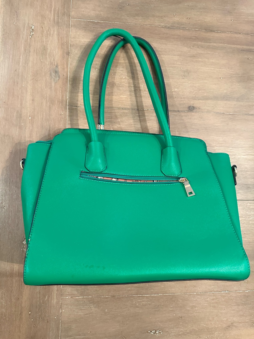 Green Structured Handbag - Picture 2 of 3
